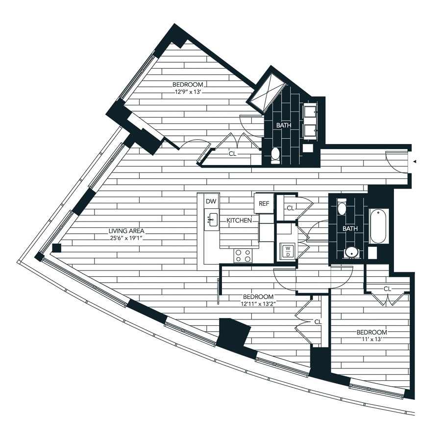 Photos of apartment on Atlantic Ave.,Boston MA 02111