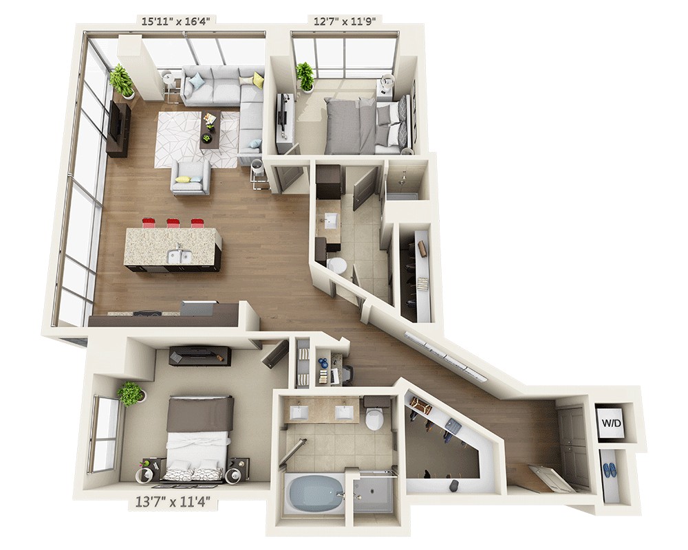 Pictures of  property for rent on Pier 4 Blvd., Boston, MA 02210