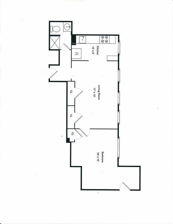 1 bed, 1 bath apartment for rent at 8 Garrison St Unit 200, Back Bay — photo 9 of 9
