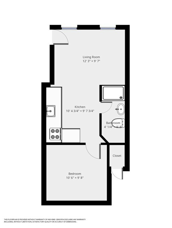 1 bed, 1 bath apartment for rent at 399 Massachusetts Ave Unit 1, South End — photo 6 of 6