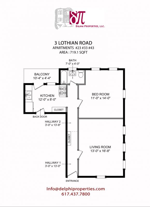 1 bed, 1 bath apartment for rent at 3 Lothian Rd Unit 23, Brighton