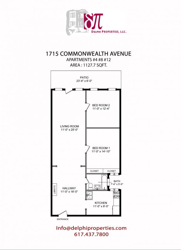 2 bed, 1 bath apartment for rent at 1715 Commonwealth Ave Unit 12, Brighton — photo 25 of 35