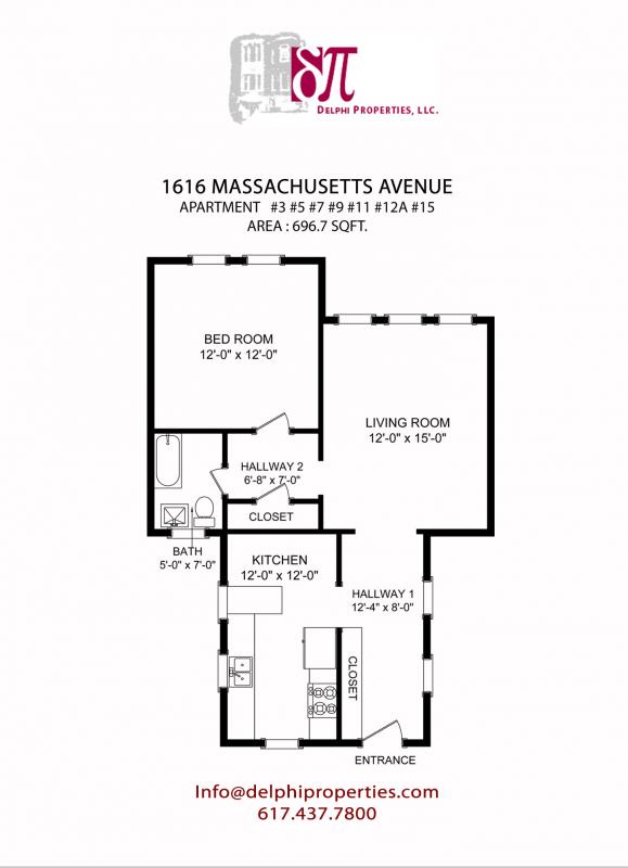 Photos of apartment on Fawcett St.,Cambridge MA 02138