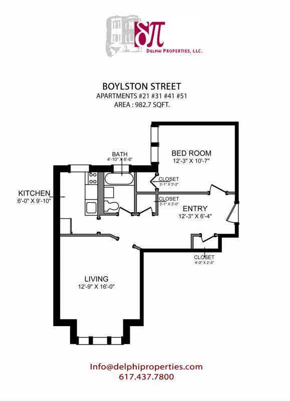 Photos of apartment on Boylston St.,Boston MA 02215