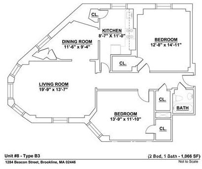 1284 Beacon St, Coolidge Corner