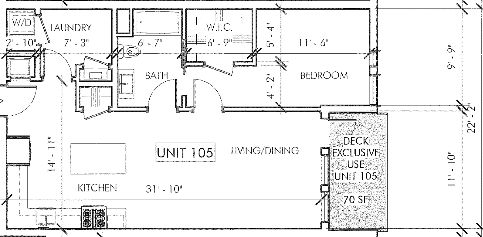 1 bed, 1 bath apartment for rent at 2 West 6th St Unit 105, South Boston — photo 8 of 12