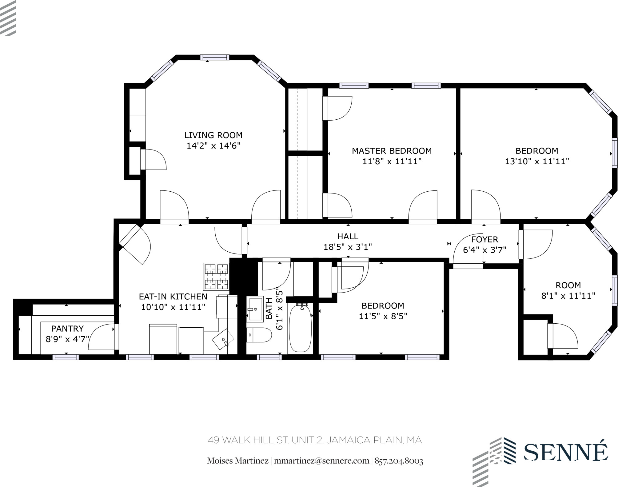 3 bed, 1 bath apartment for rent at 49 Walk Hill St Unit 2, Boston — photo 13 of 13