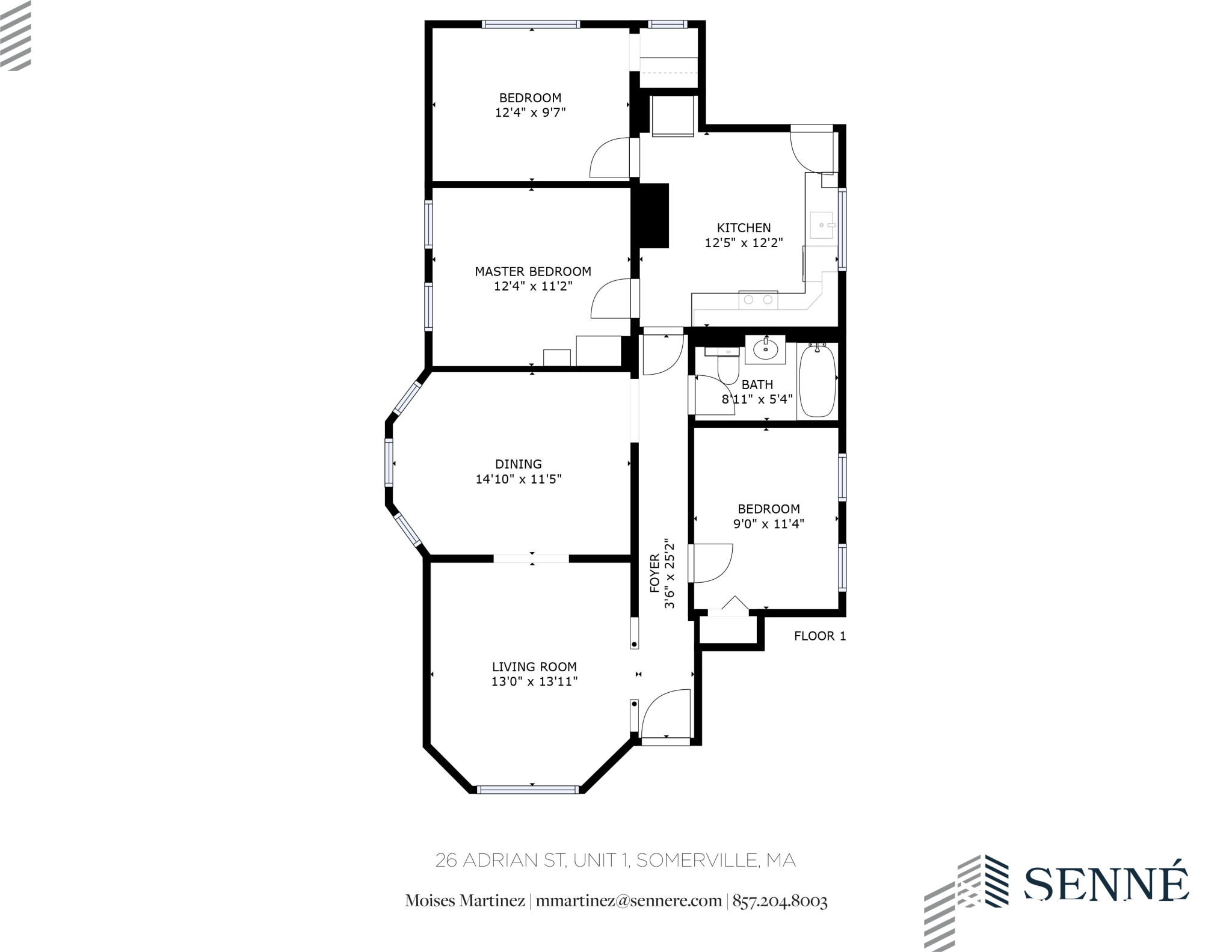 3 bed, 1 bath apartment for rent at 26 Adrian St Unit 1, Somerville — photo 12 of 12
