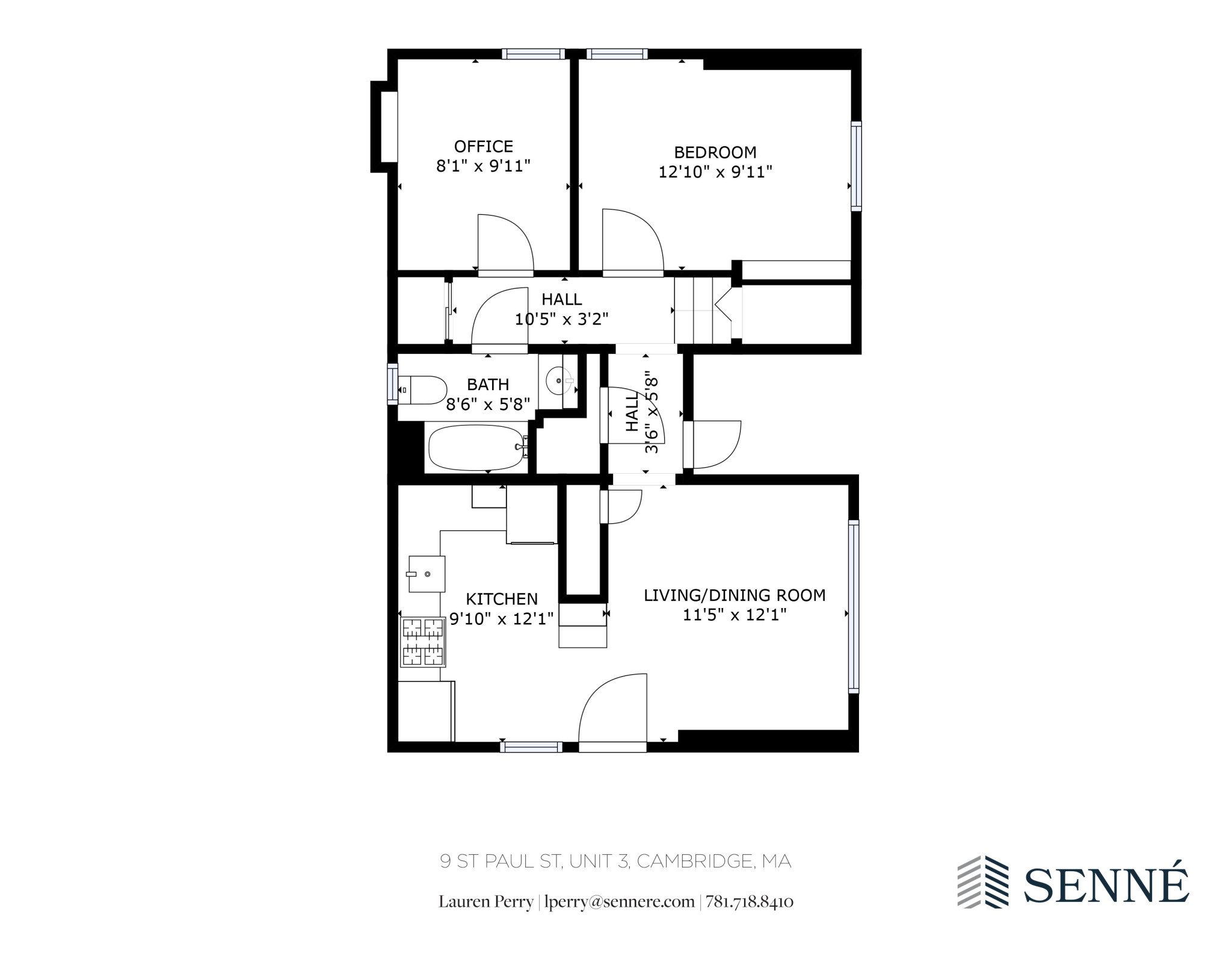 1 bed, 1 bath apartment for rent at 9 Saint Paul St Unit 3, Central Square — photo 10 of 11