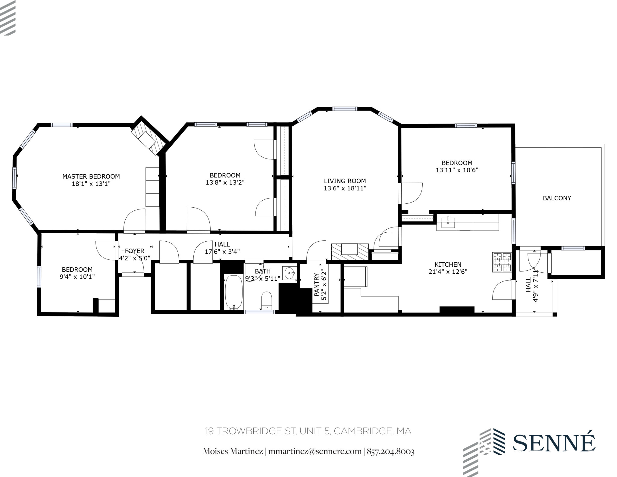 4 bed, 1 bath apartment for rent at 19 Trowbridge Unit 5, Cambridge — photo 13 of 13