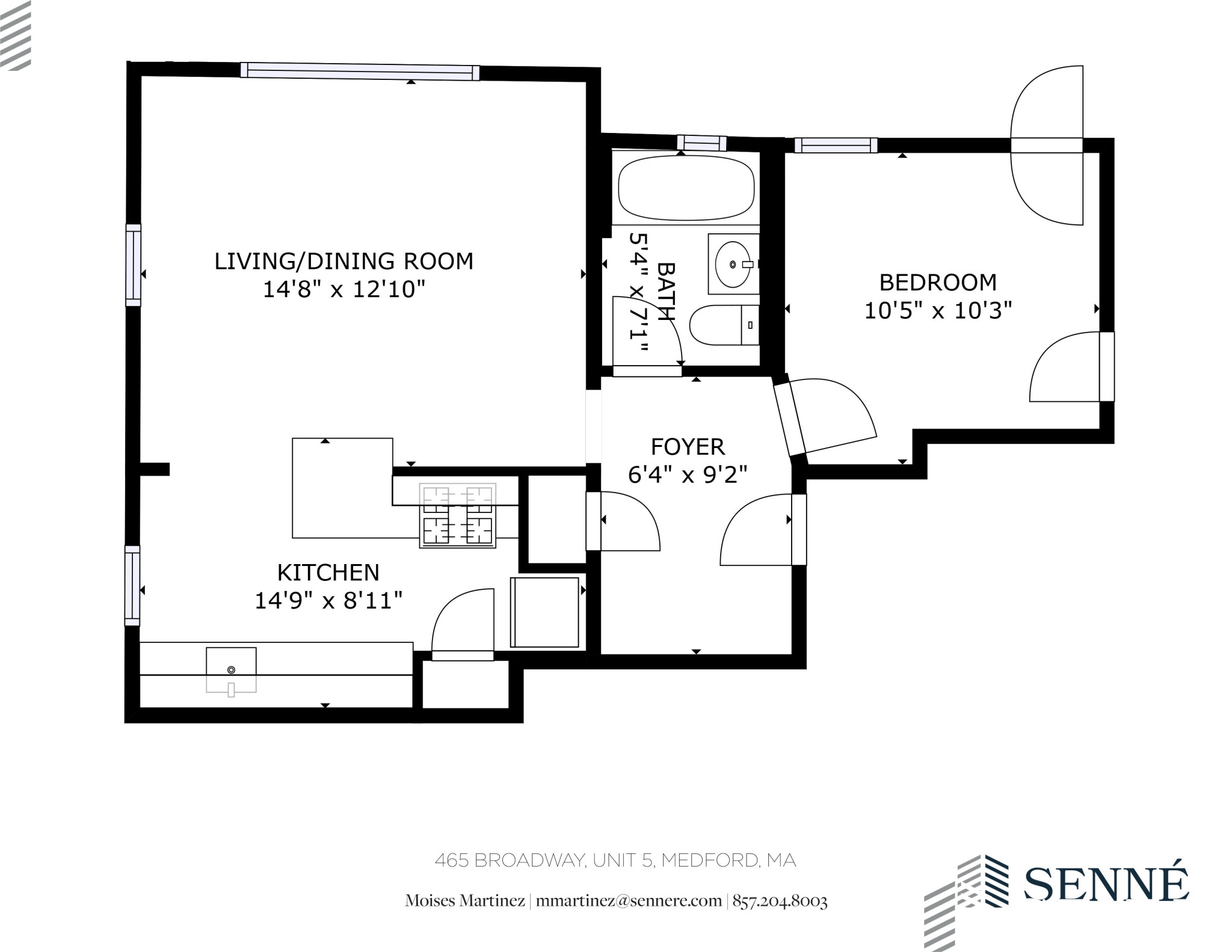 1 bed, 1 bath apartment for rent at 465 Broadway Unit 5, Somerville — photo 8 of 10