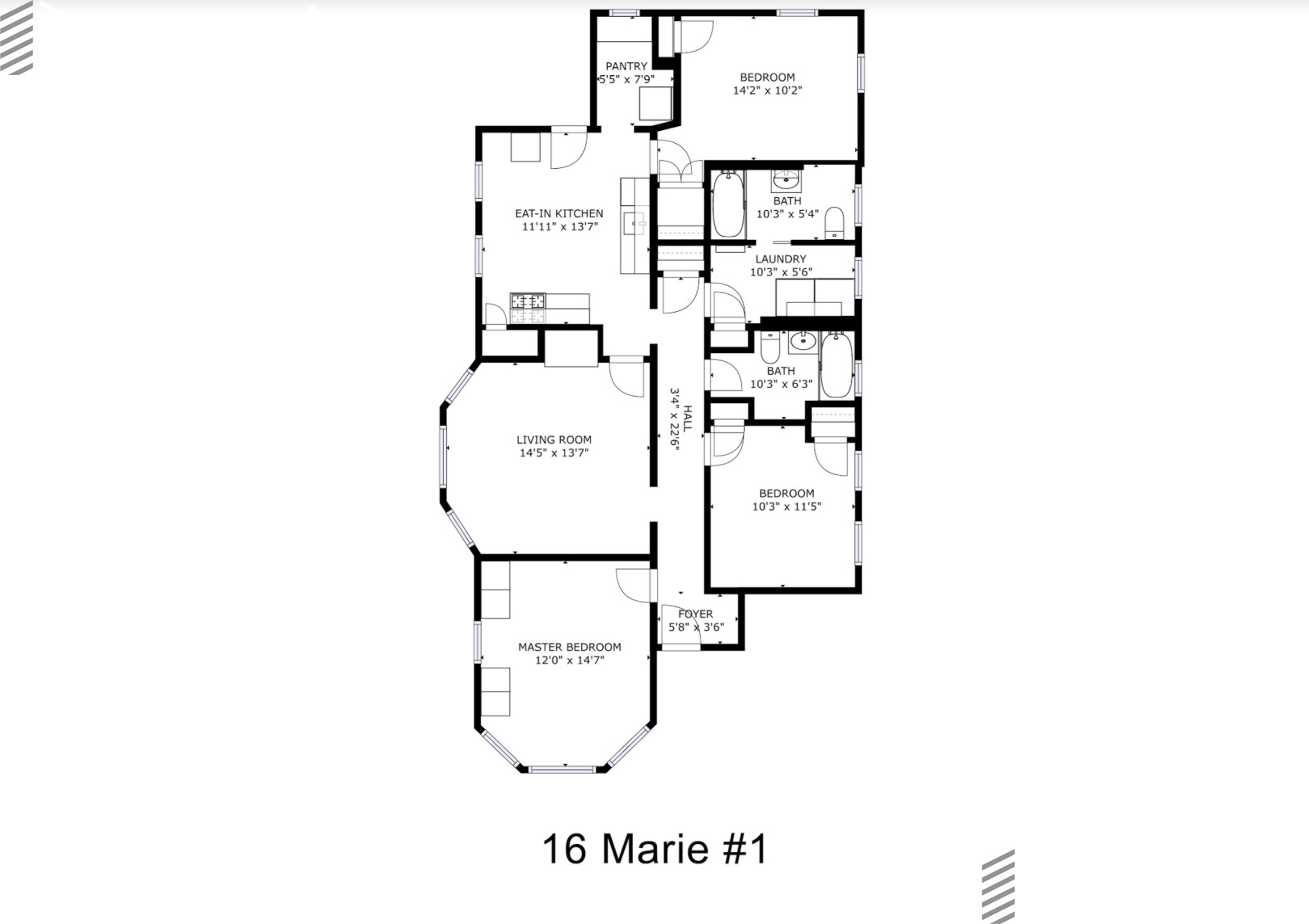 3 bed, 2 bath apartment for rent at 16 Marie Ave Unit 1, Inman Square — photo 6 of 10
