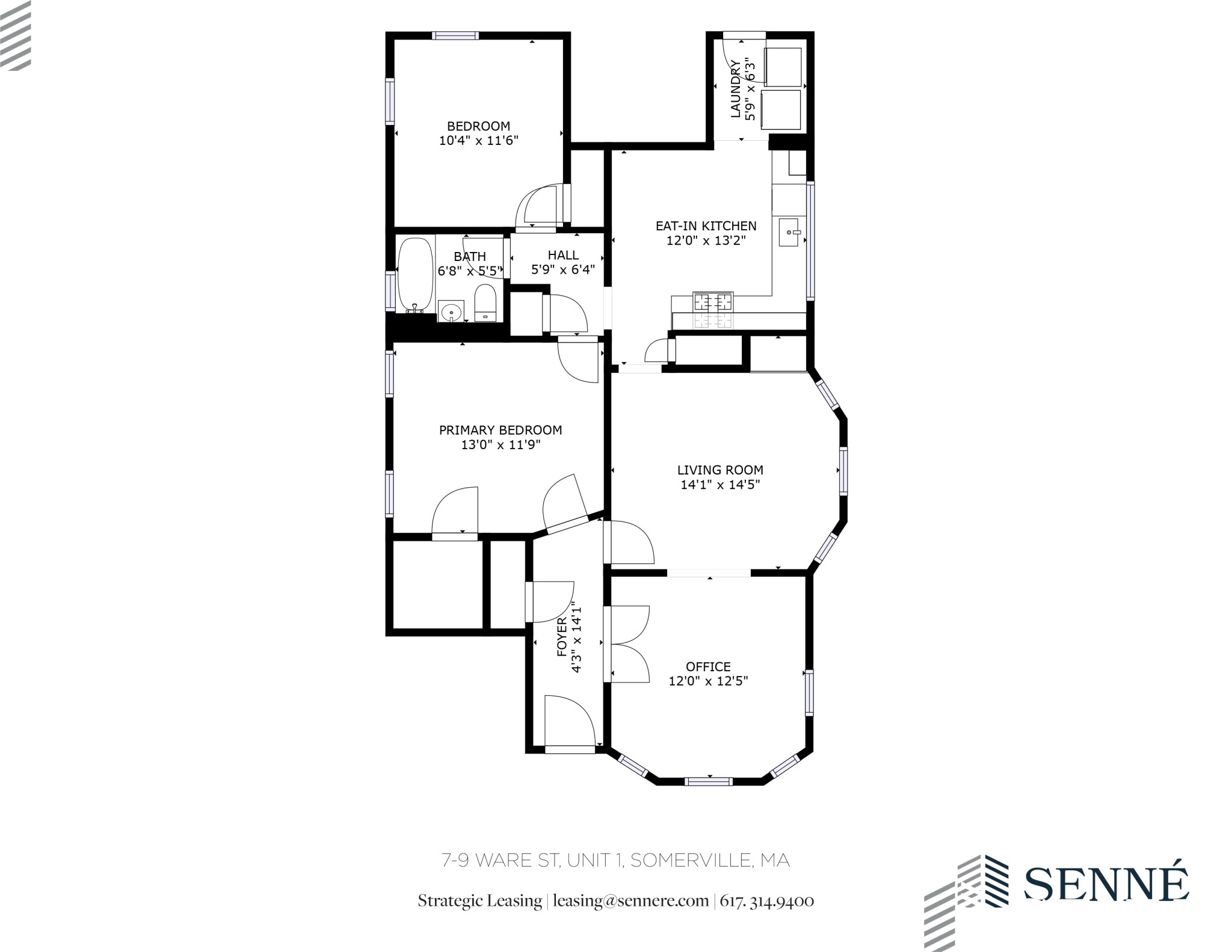 2 bed, 1 bath apartment for rent at 7 Ware St Unit 1, Somerville — photo 11 of 11