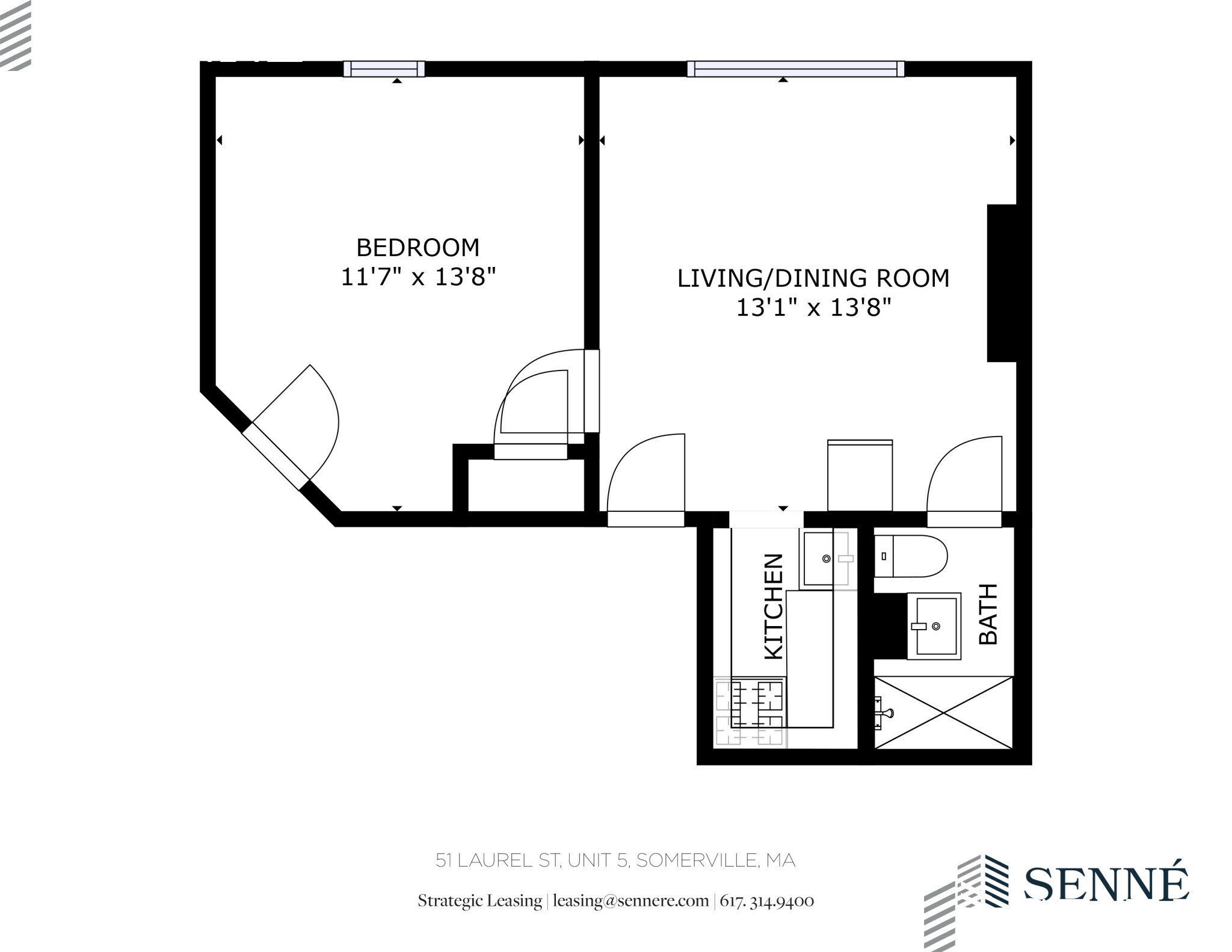 1 bed, 1 bath apartment for rent at 124 Summer St Unit 5, Somerville — photo 10 of 10