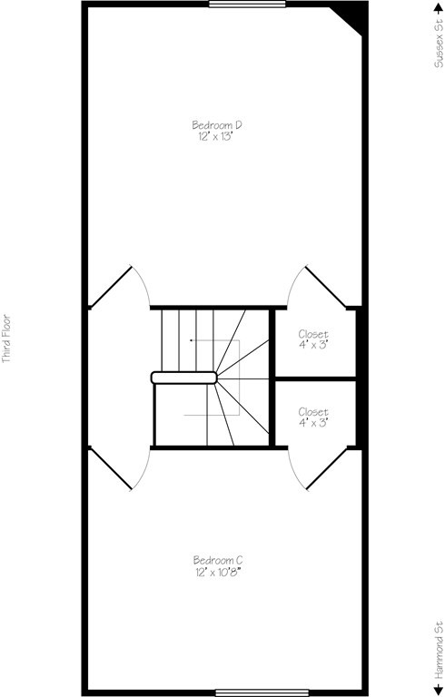 4 bed, 1.5 bath apartment for rent at 68 Hammond St Unit 1, South End — photo 6 of 17
