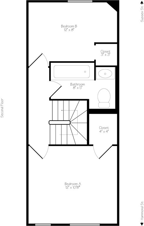 4 bed, 1.5 bath apartment for rent at 68 Hammond St Unit 1, South End — photo 5 of 17
