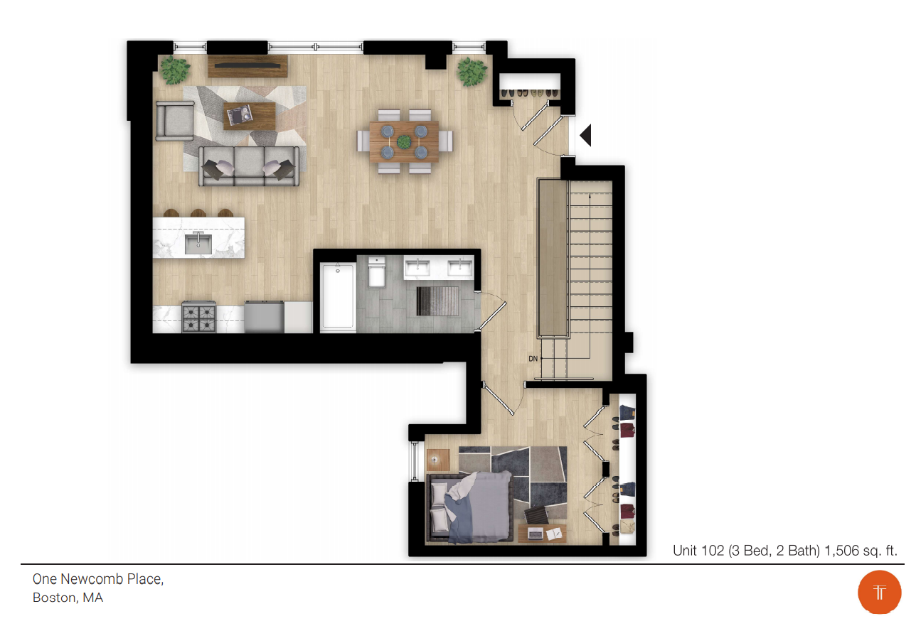Photo 3 of 1 Newcomb St. Unit 601