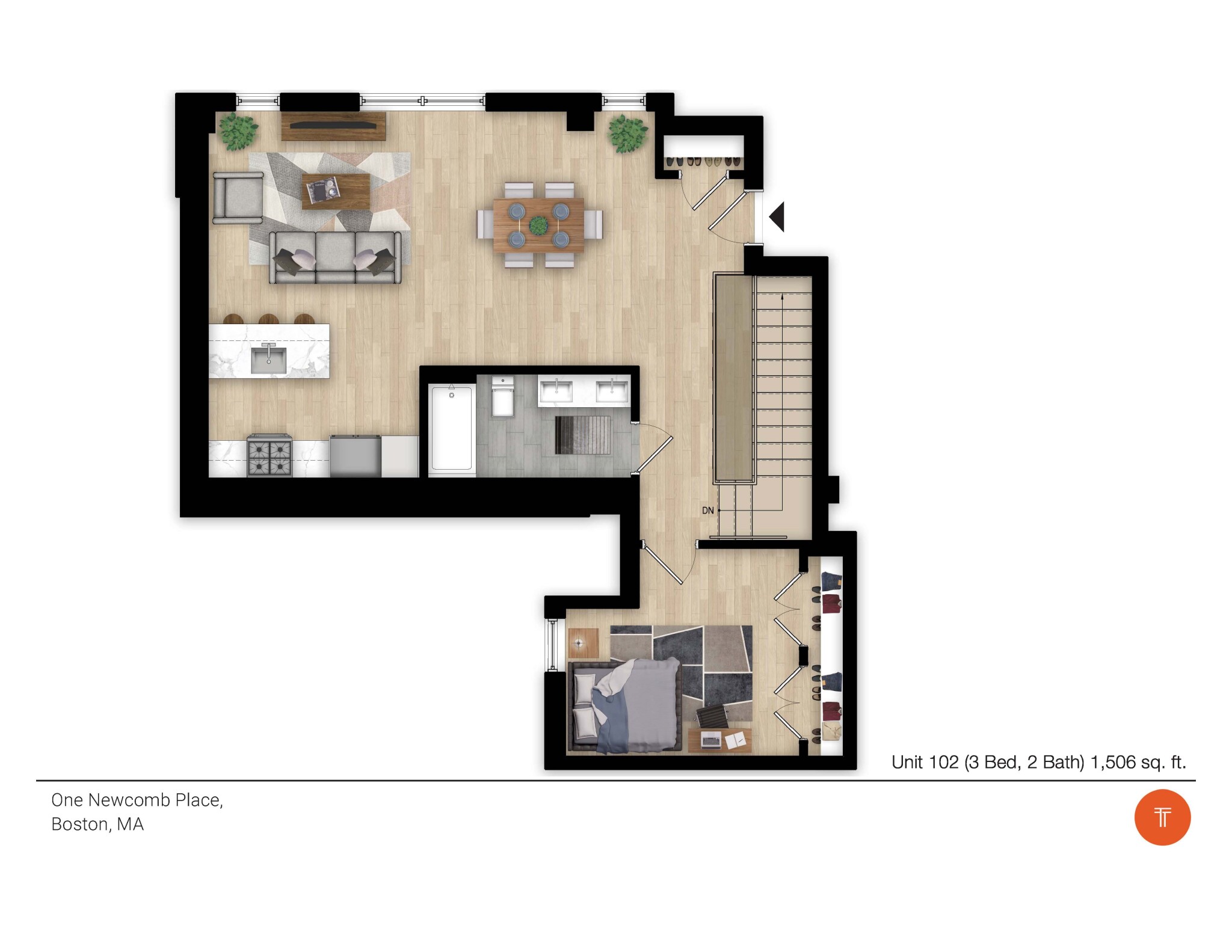 1 Newcomb St, South End