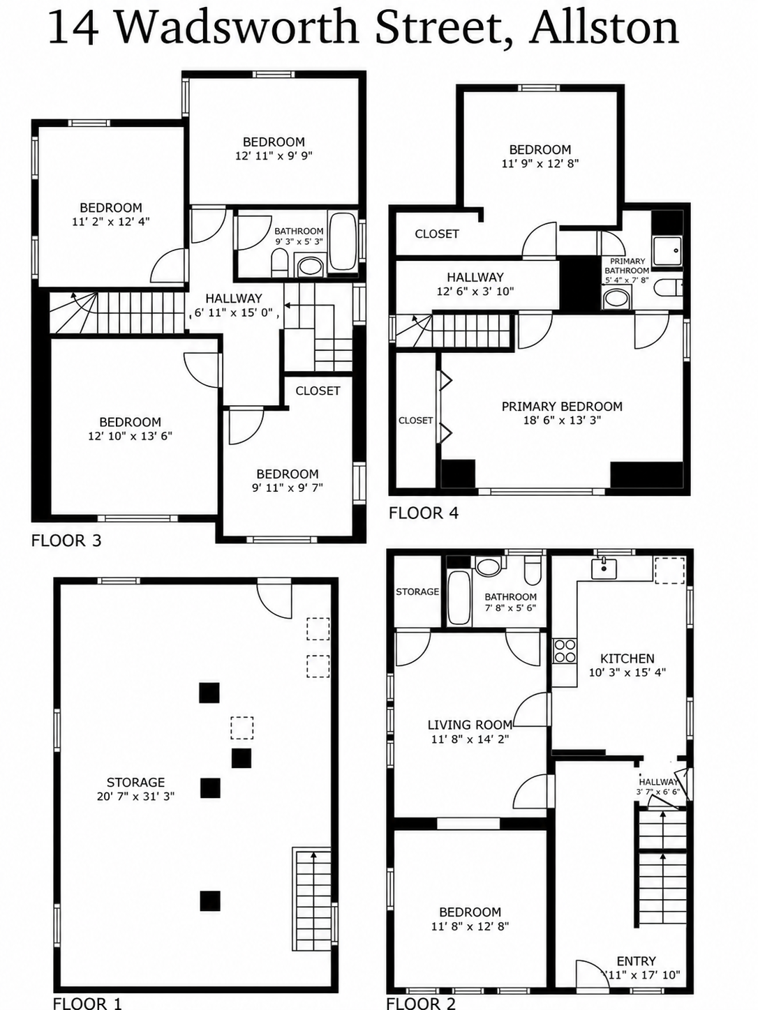 Photos of apartment on Wadsworth St.,Boston MA 02134