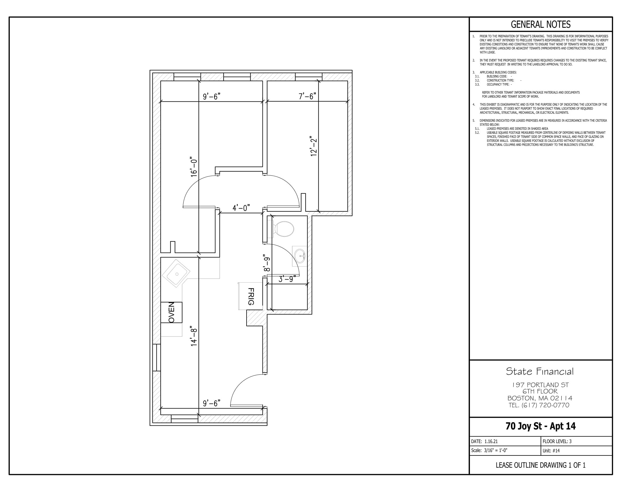 2 bed, 1 bath apartment for rent at 72 Joy St Unit 14, Beacon Hill — photo 13 of 13