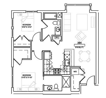 2 bed, 2 bath apartment for rent at 180 Eastern Ave Unit 301, Malden