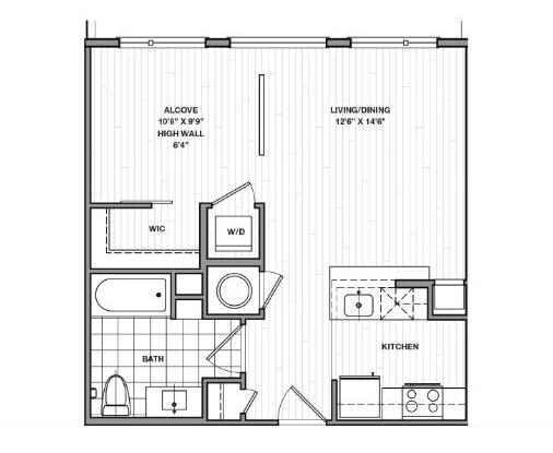 Studio bed, 1 bath apartment for rent at 318 D St, South Boston — photo 1 of 13