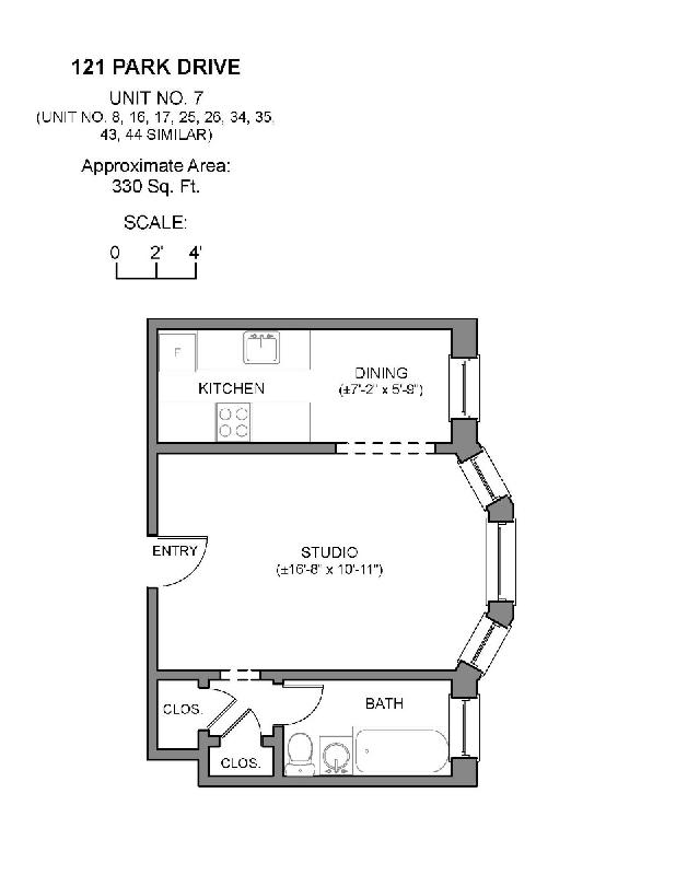 Studio bed, 1 bath apartment for rent at 121 Park Dr Unit 25, Fenway — photo 10 of 10