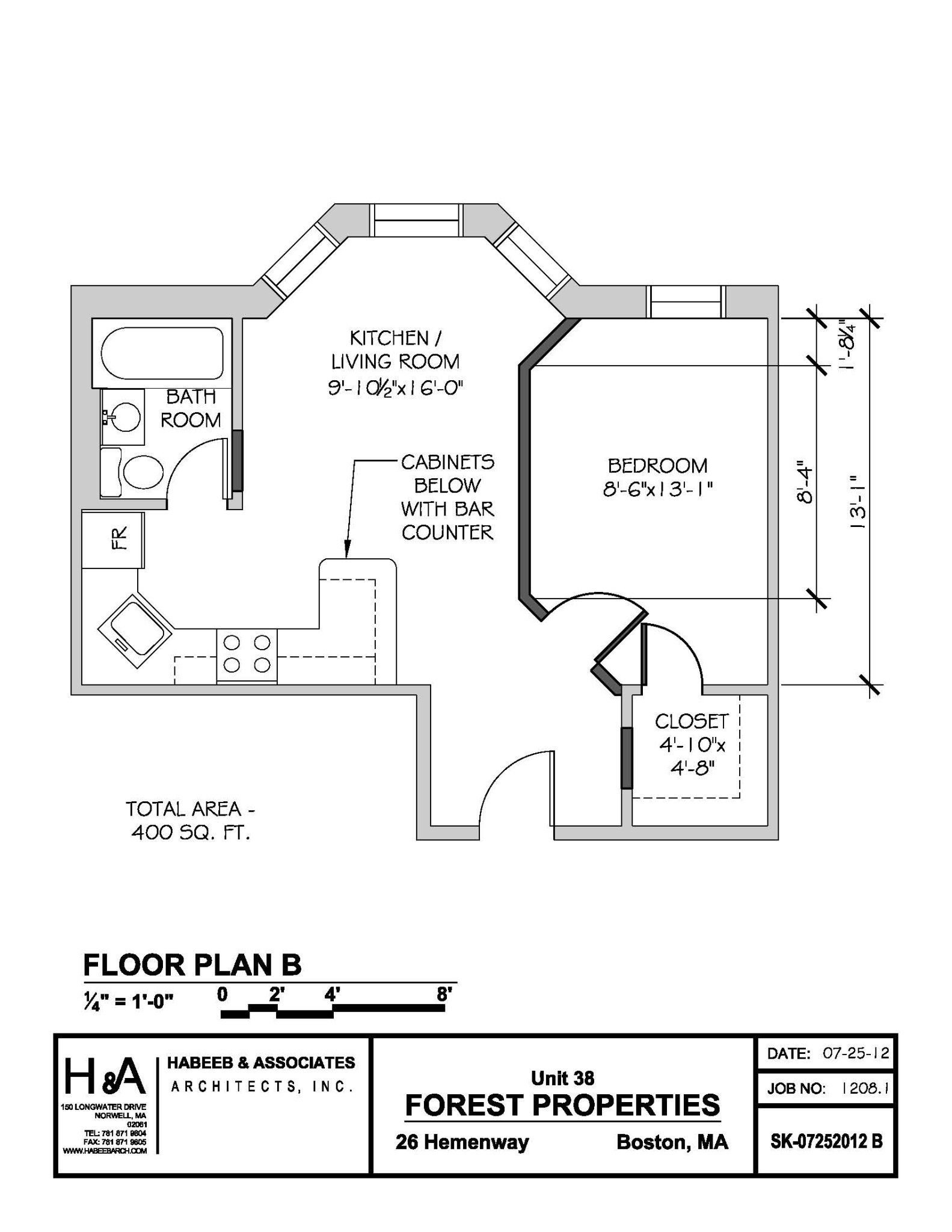 1 bed, 1 bath apartment for rent at 26 Hemenway St Unit 29, Back Bay