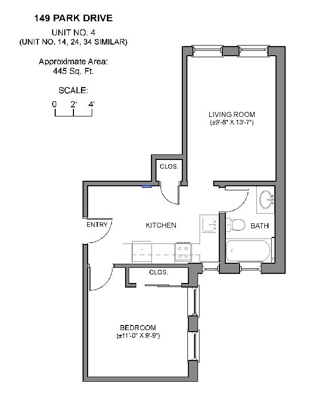 Photos of apartment on Park Dr.,Boston MA 