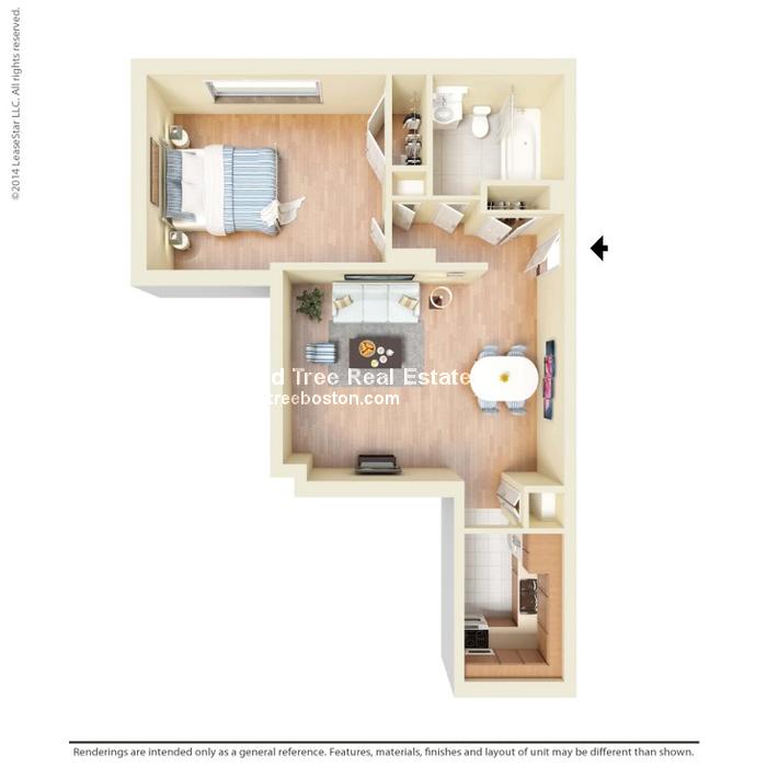 1 bed, 1 bath apartment for rent at 175 Freeman St Unit 606, Brookline — photo 4 of 13