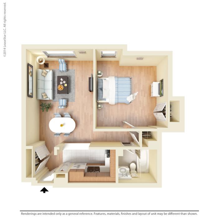 1 bed, 1 bath apartment for rent at 185 Freeman St Unit 237, Brookline — photo 5 of 5