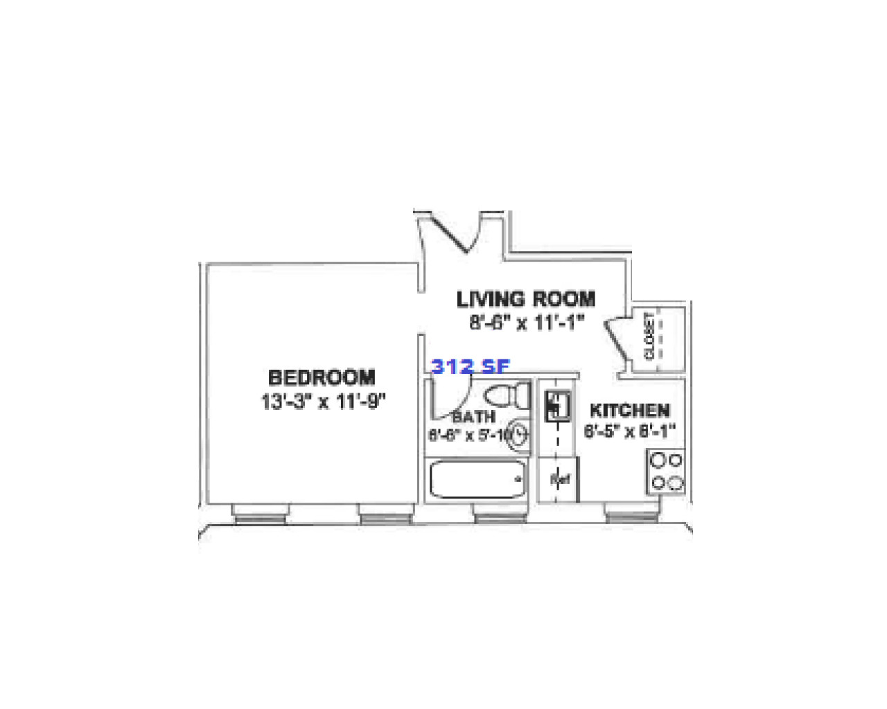 1 bed, 1 bath apartment for rent at 81 Park Dr Unit 7, Fenway — photo 1 of 15