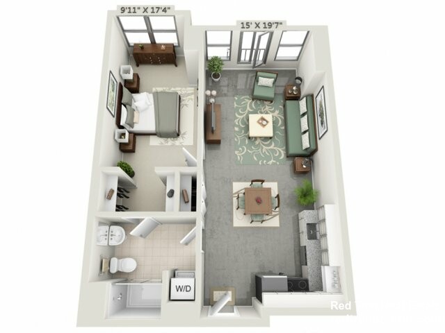 1 bed, 1 bath apartment for rent at 30 Caldwell St Unit 118, Charlestown
