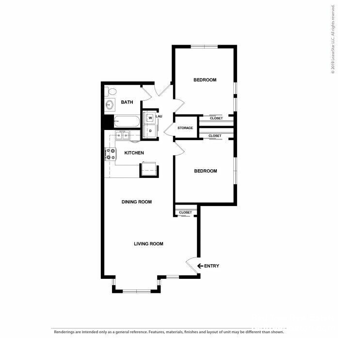 2 bed, 1 bath apartment for rent at 683C Parker St, Mission Hill — photo 7 of 12