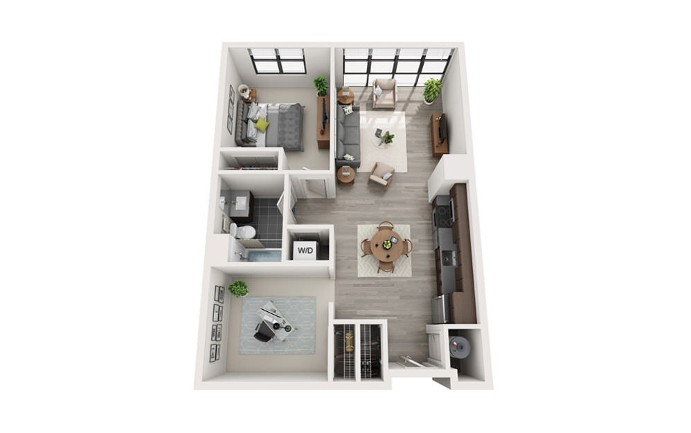 1 bed, 1 bath apartment for rent at 60 Brainerd Rd Unit 412, Allston