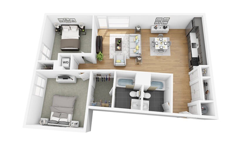 2 bed, 2 bath apartment for rent at 75 Brainerd Rd Unit 314, Allston