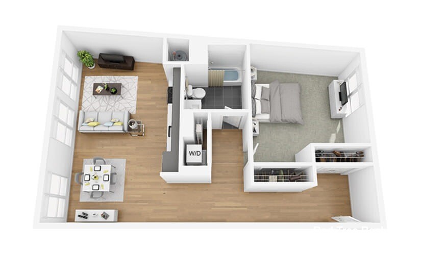 1 bed, 1 bath apartment for rent at 75 Brainerd Rd Unit 518, Allston