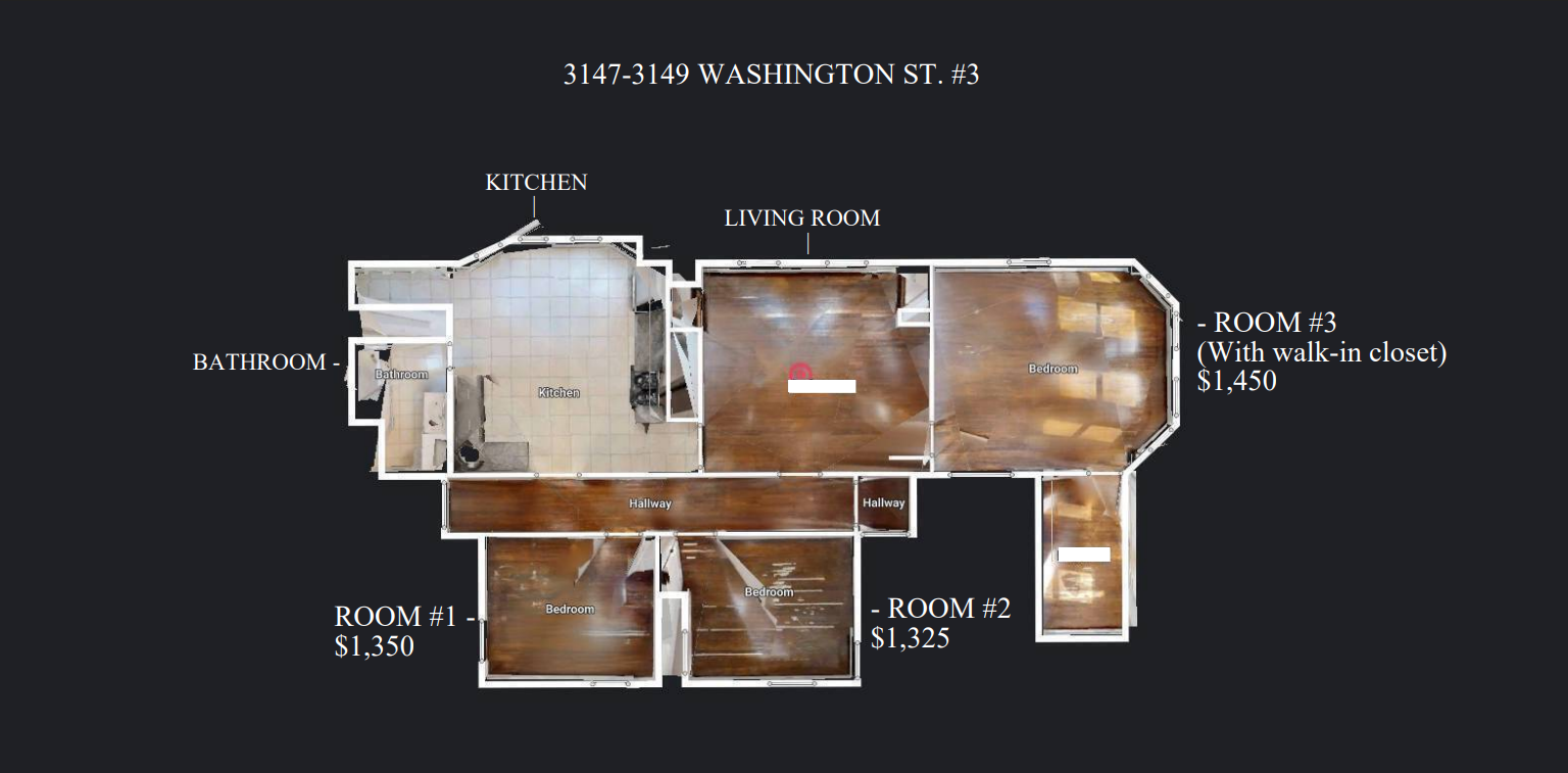 Photos of apartment on Washington St.,Boston MA 02130