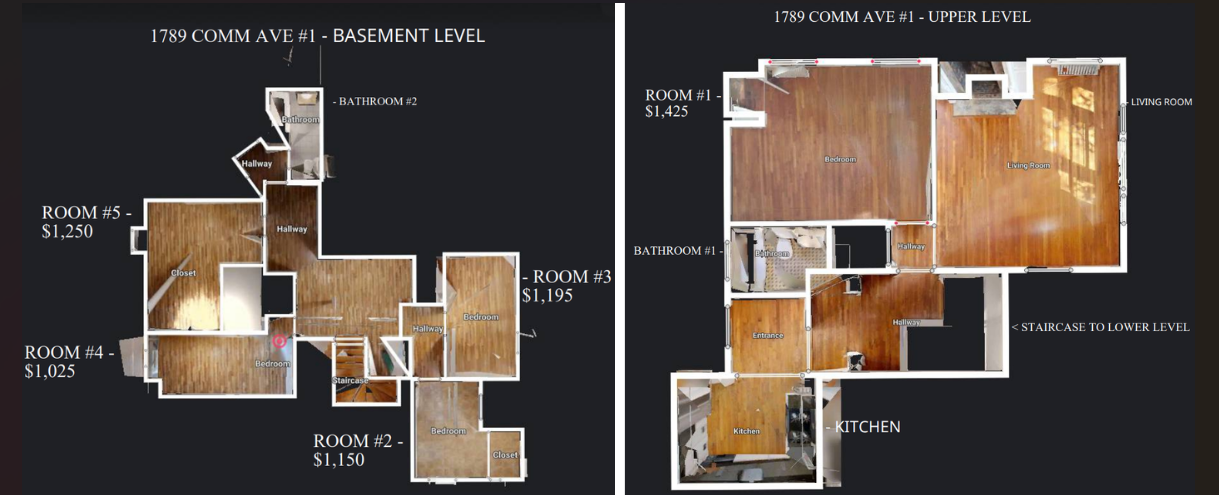 Photos of apartment on Commonwealth Ave.,Boston MA 02135