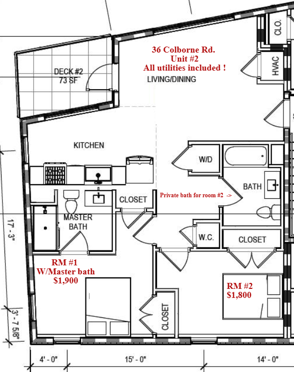 Pictures of  property for rent on Colborne Rd., Boston, MA 02135