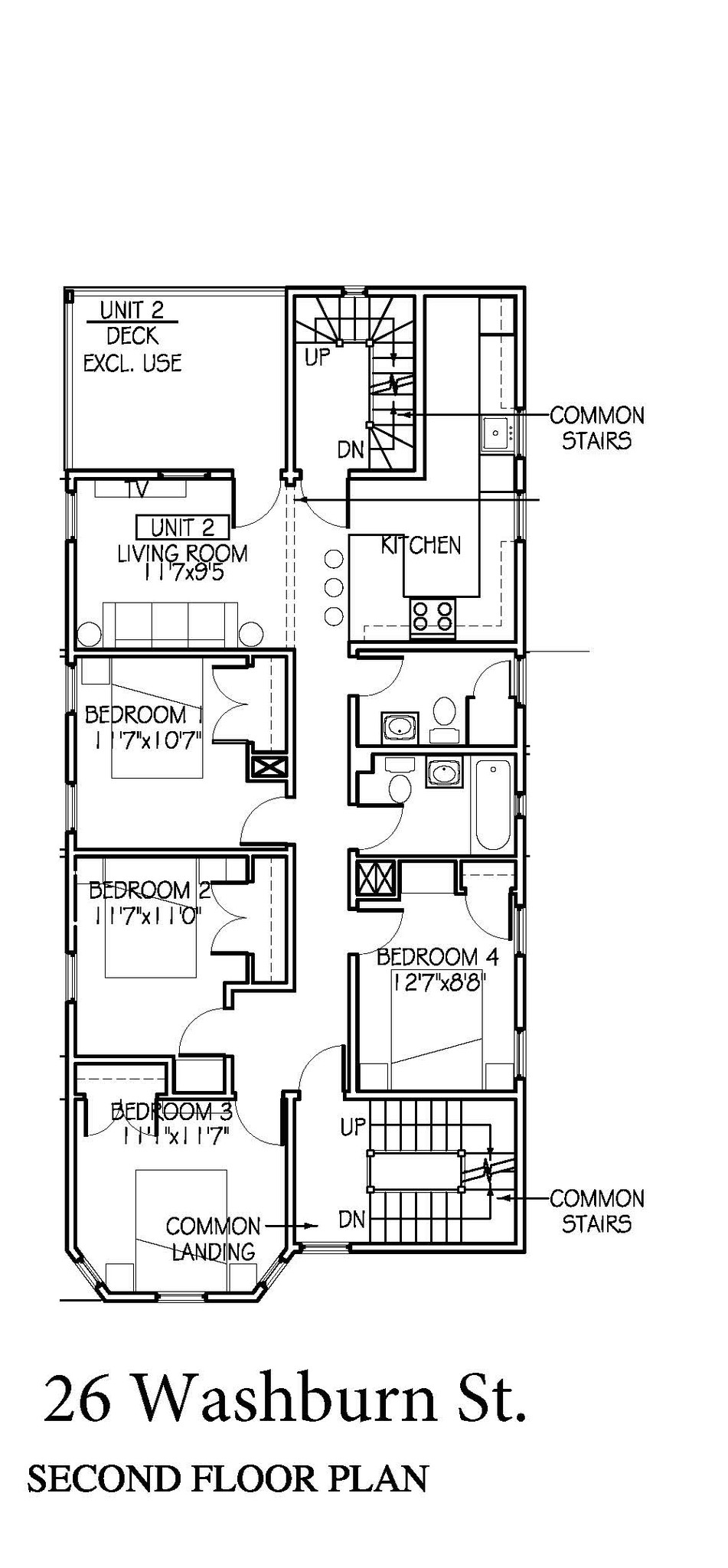 Photos of apartment on Washburn St.,Boston MA 