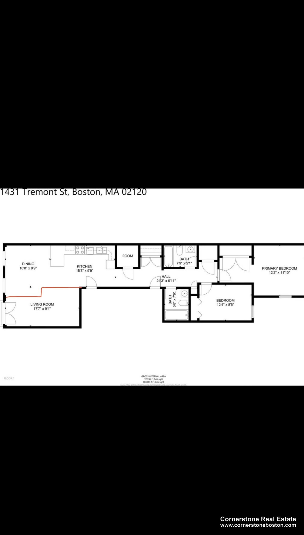 Photos of apartment on Parker Hill Ave.,Boston MA 02120