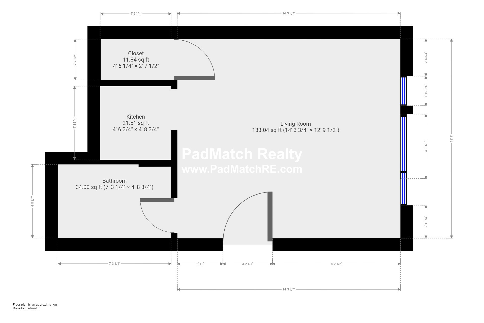 Studio bed, 1 bath apartment for rent at 46 Westland Ave Unit 14, Fenway — photo 9 of 11