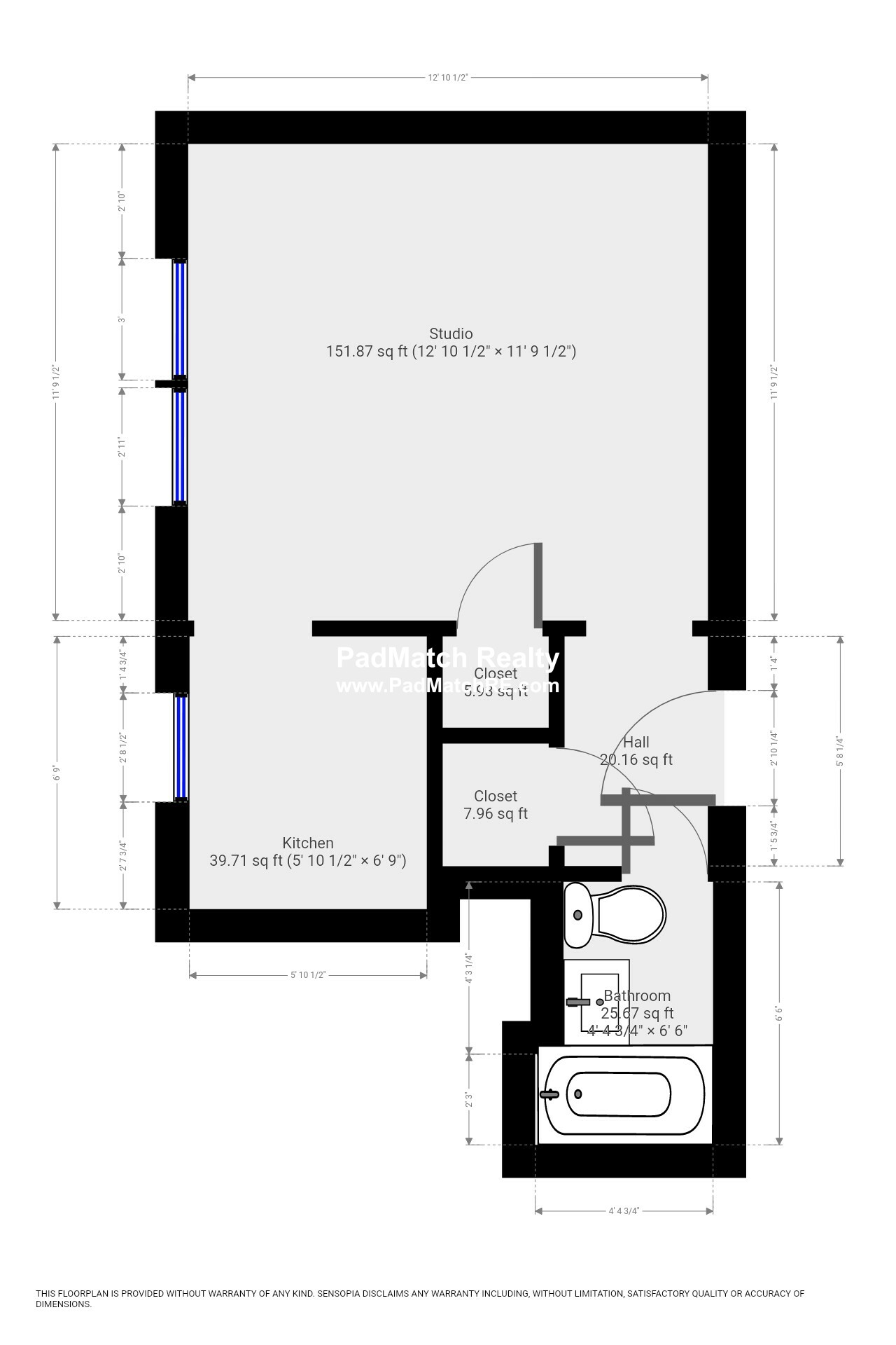 Studio bed, 1 bath apartment for rent at 349 Pleasant St Unit A1-5, Malden — photo 10 of 13