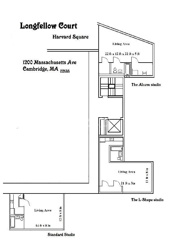 Studio bed, 1 bath apartment for rent at 1200 Massachusetts Ave Unit 47E, Harvard Square — photo 8 of 10