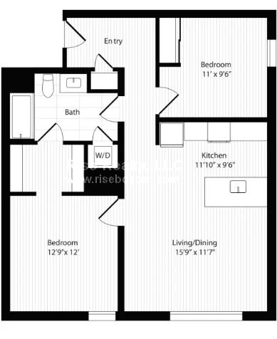 2 bed, 2 bath apartment for rent at 50 Malden St Unit Floor 6, South End — photo 8 of 8