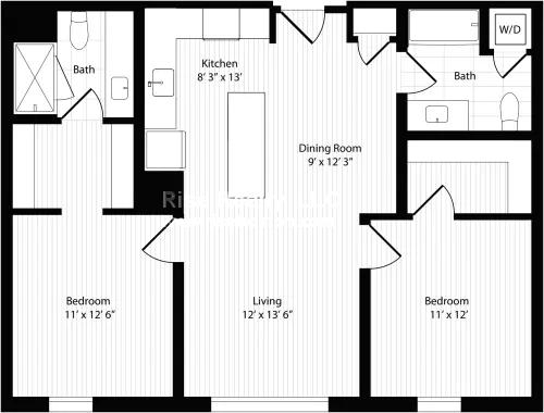 2 bed, 2 bath apartment for rent at 50 Malden St Unit Floor 1, South End — photo 8 of 8