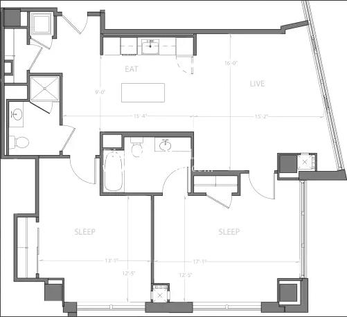 2 bed, 2 bath apartment for rent at 315 A St Unit Floor 6, Seaport District — photo 7 of 7