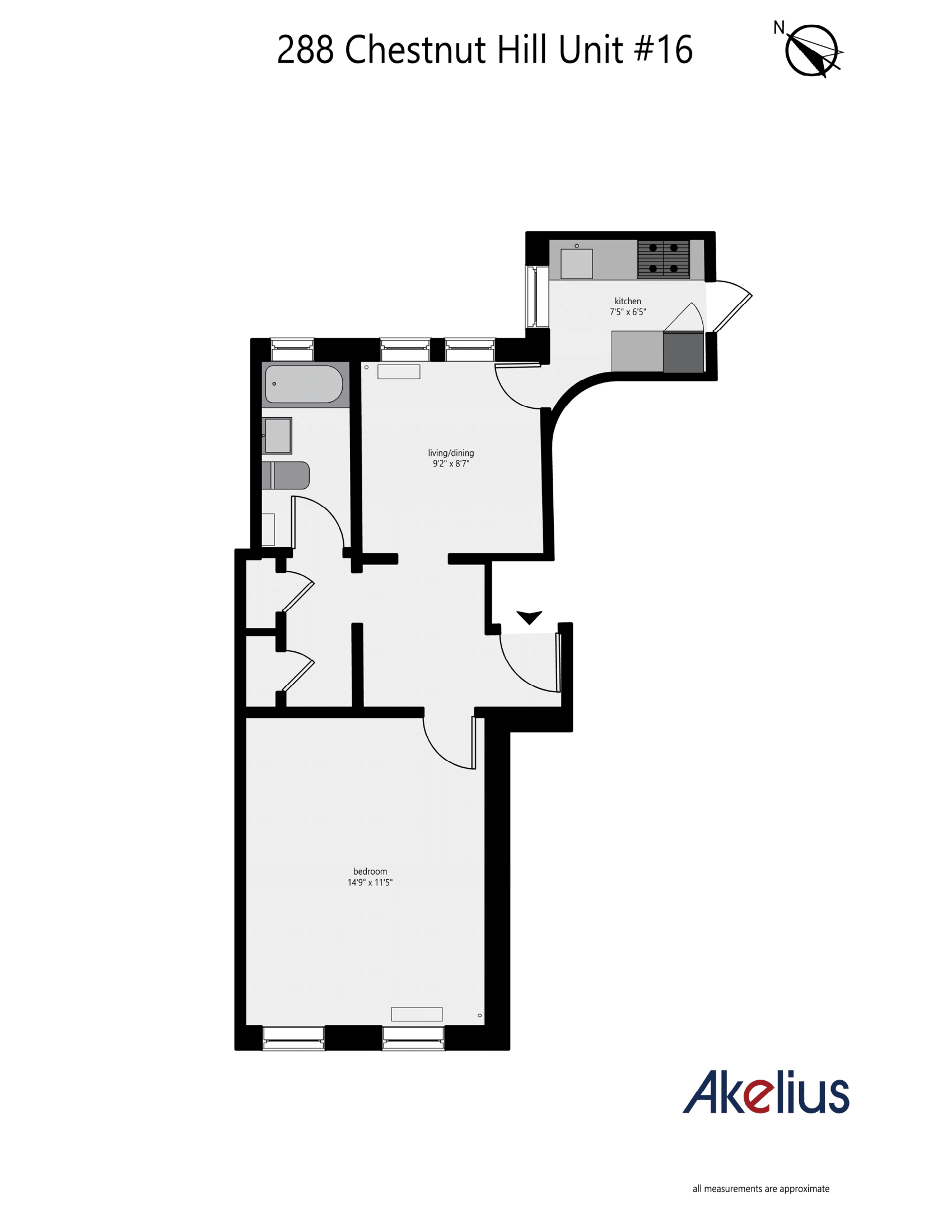 1 bed, 1 bath apartment for rent at 284 Chestnut Hill Ave Unit 6, Brighton — photo 8 of 8