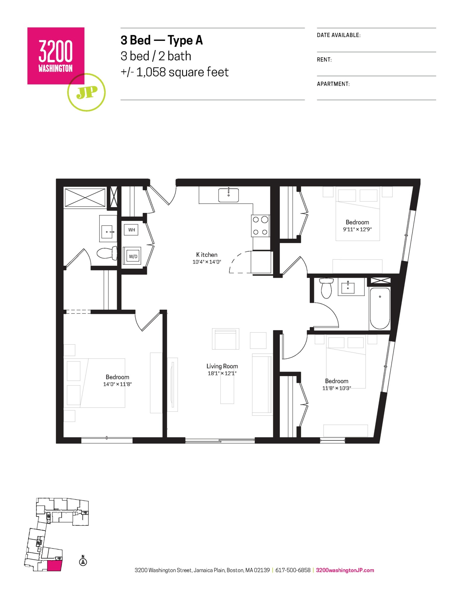 3200 Washington, Jamaica Plain